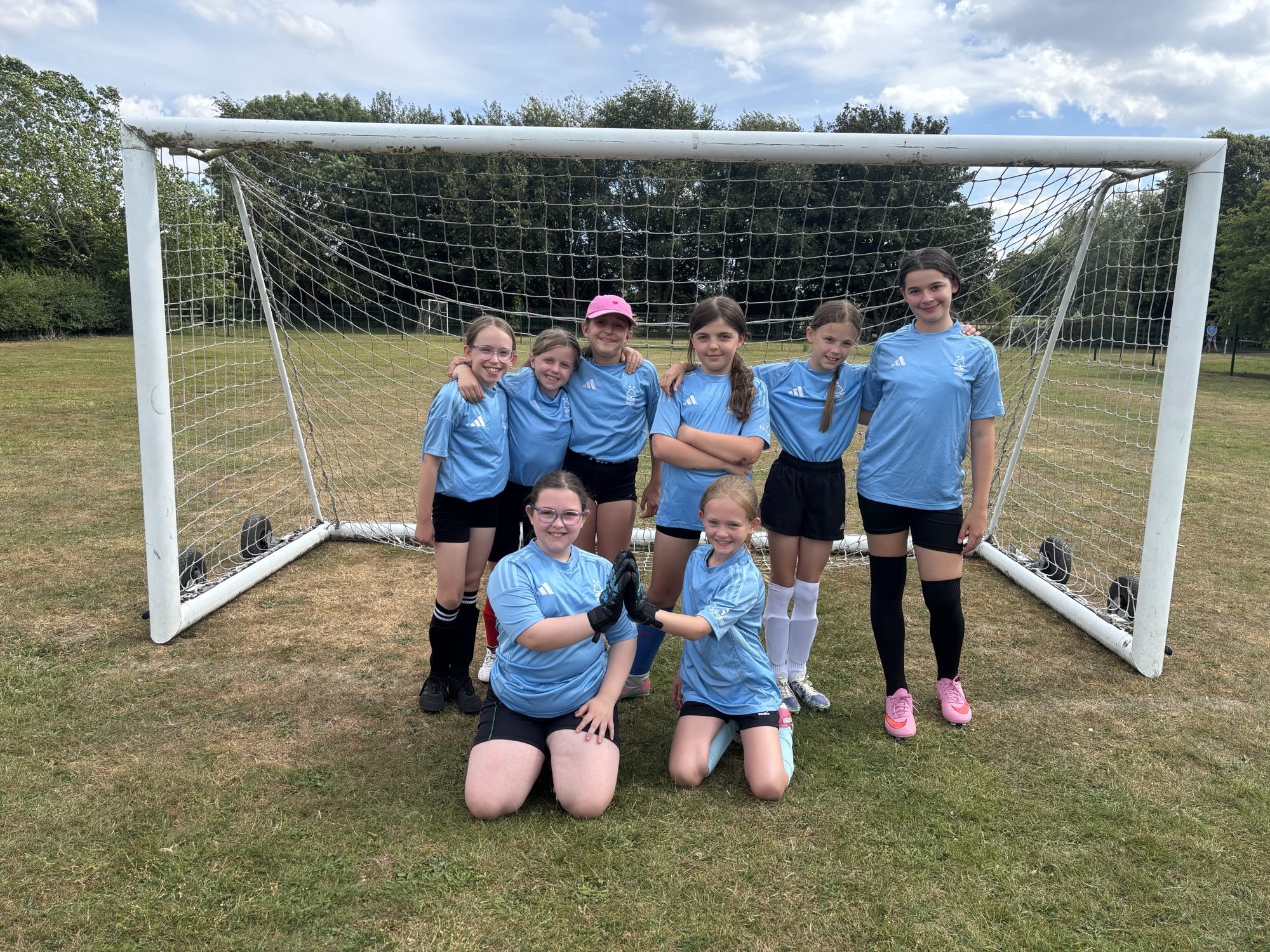 Girls away at Costock